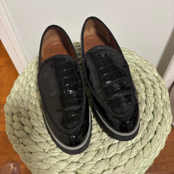 Donald Pliner Eclipse Crocco Croc Embossed Chunky Loafers - Picture 7 of 13